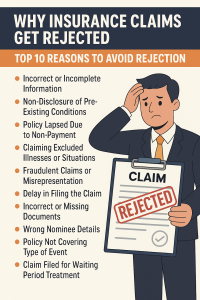 Why Insurance Claims Get Rejected – Top 10 Reasons to Avoid Rejection (2025 Guide)